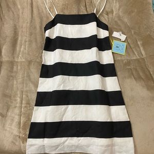 NWT Clece black & white dress